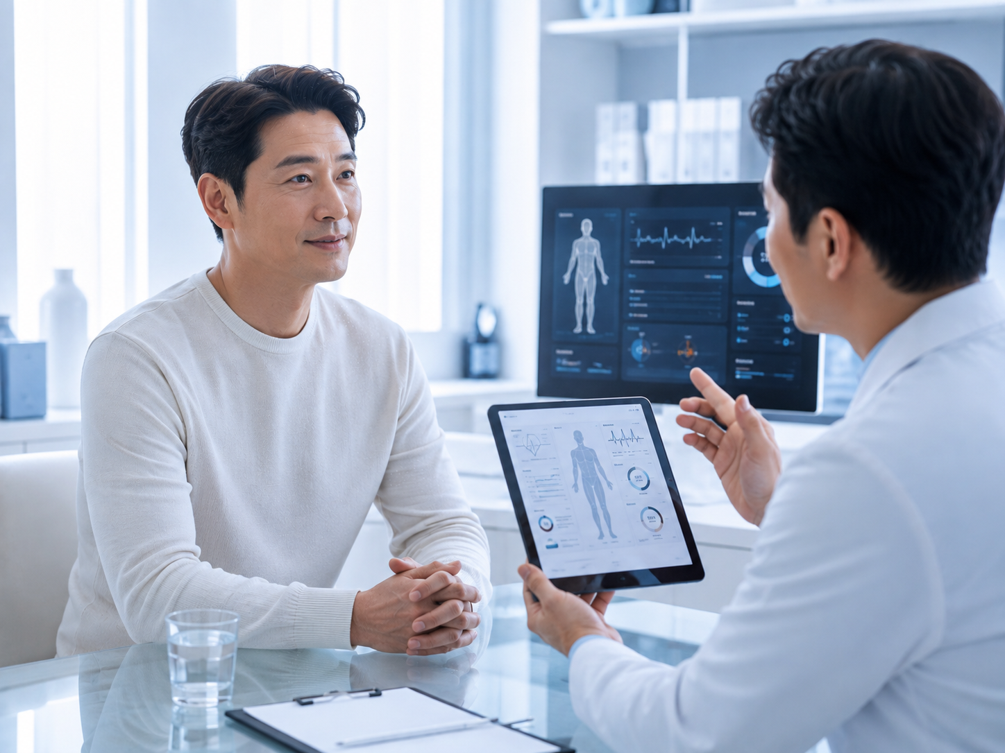 복부지방흡입 전 검사와 의료 장비