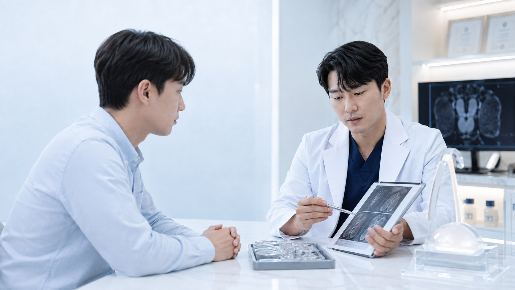 재수술 전 조직 상태 확인
