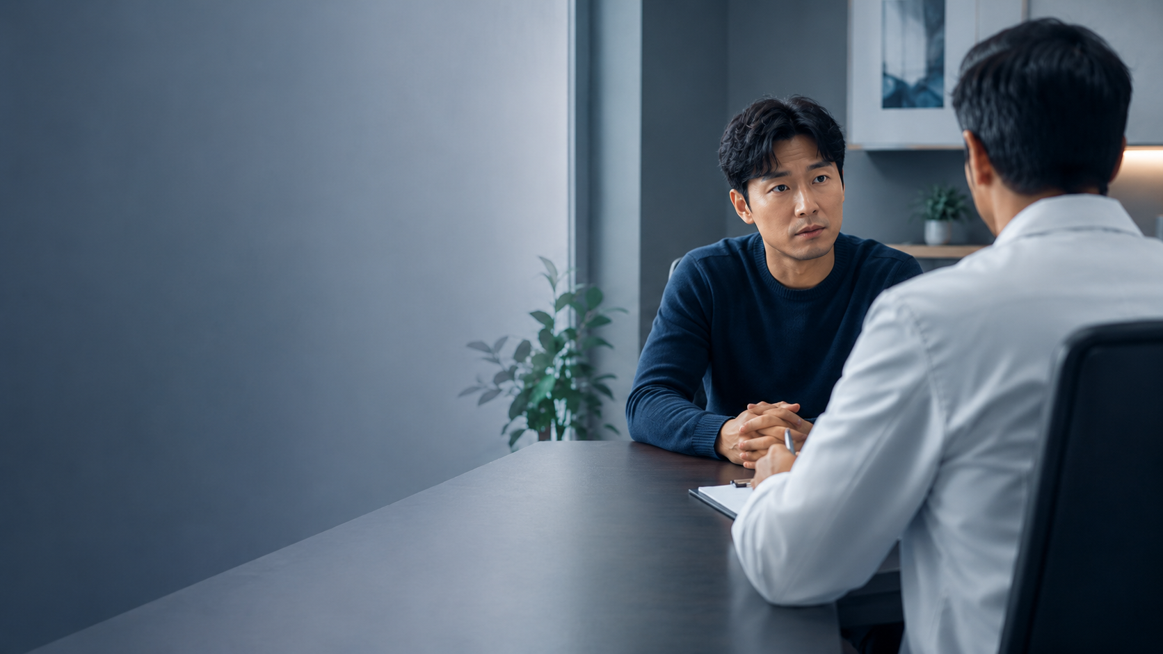 치골부위의 볼륨과 접촉감을 고려한<br>치골융기술