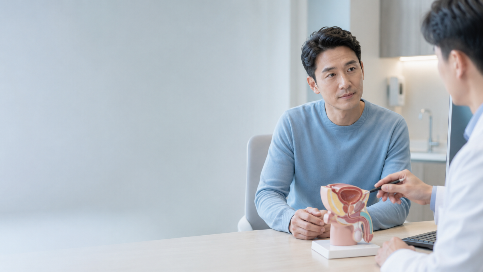 전립선질환 상담과 검사 환경